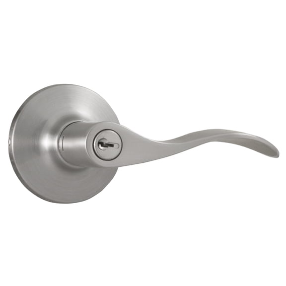 Weslock 00240xNxNFR23 New Haven Entry Lock with Adjustable Latch and Full Lip Strike Satin Nickel Finish