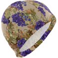 thumbnail image 1 of FYBTO Swimming Cap Watercolor Purple Grape Unisex Adult FYBTO Polyester, 1 of 4