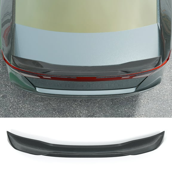 Spoiler Wing for 2023-2025 Honda Accord Sedan Rear Spoiler Trunk Rear Spoiler Wing Lip ABS Plastic for 2024 Accord Accessories (Glossy Carbon Fiber Pattern)