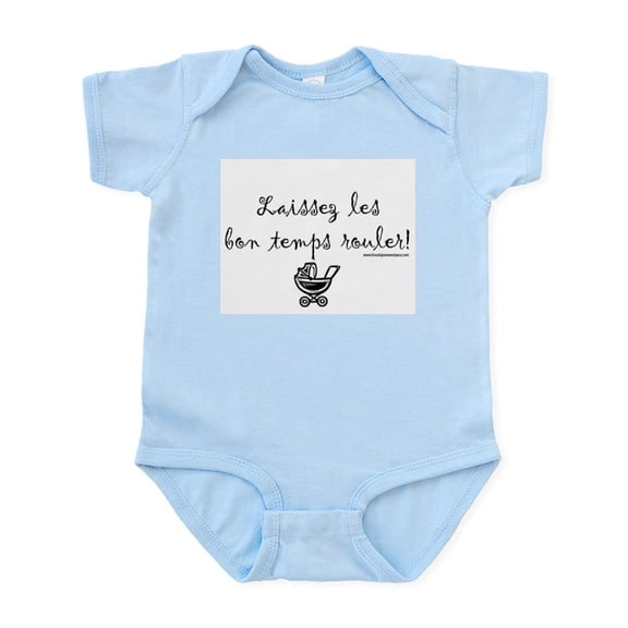 CafePress - Laissez Les Bon Temps Rouler! Infant Bodysuit - Baby Light Bodysuit, Size Newborn - 24 Months