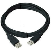 Ziotek 131 0166 USB 2.0 A Male To A Female- 6ft- Black