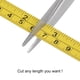 thumbnail image 5 of Auto Adhesiva Cinta MÃ©trica 120 Pulgadas/300cm Doble Escala Izquierda a Derecha Lectura Adhesivo MÃ©trica Cinta Acero Trabajo Mesa Regla, Amarillo Unique Bargains cintas mÃ©tricas, 5 of 5