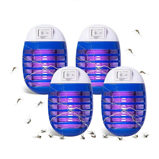4 Pack Plug in Bug Zapper Indoor for Flying Insect Mosquito, Electronic ...