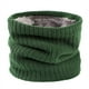 thumbnail image 1 of Zhuge Polaina de cuello tejida de invierno para hombre y mujer, bufanda resistente al viento, color verde, 1 of 4