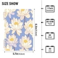 thumbnail image 3 of WOBOGO A Seamless Pattern Of Water Lilies Notebook College Horizontal Grid Paper Ink Spill Resistant Water Resistant Cover 8.3x5.7x0.4in, 3 of 8