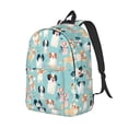 thumbnail image 6 of Easygd Colorful Dog Canvas Backpack: Stylish, Lightweight, and Versatile with Large Capacity and Adjustable Straps –, 6 of 7