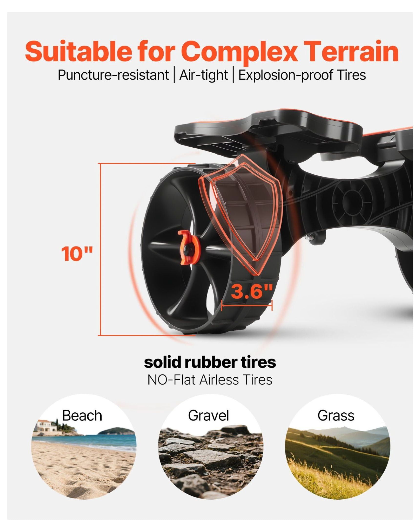 Kayak Cart 300 Lbs Capacity - Foldable Kayak Trolley with 10-inch Tires & Ratchet Strap - Canoe & Paddle Board Carrier for Transport