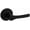 Black, variant on Kwikset 405HYL-15S Henley Single Cylinder Keyed Entry Door Lever Set - Nickel