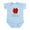 Sky Blue, variant on CafePress - Apple Of Peepaw's Eye Body Suit - Baby Light Bodysuit, Size Newborn - 24 Months
