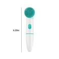 thumbnail image 3 of Mouliraty Two In Vibrating Facial Cleansing Brush, IPX7 With 2 Brush Heads,Face Brush Use For Exfoliating, Massaging And Cleansing, 3 of 7