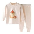 thumbnail image 1 of Gubotare Ensemble de Pyjama pour Enfants Garçons Ensemble de Pyjama de Base à Imprimé pour Garçons - Coupe Ajustée Pyjama à Manches Longues 5T 6T (Rouge,5-6 Ans), 1 of 5