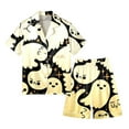 thumbnail image 1 of Ensemble de Pyjama à Manches Courtes Imprimé Mode Halloween pour Hommes, 1 of 4