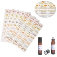 thumbnail image 3 of LHCER 4 Sheets Empty Essential Oil Bottle Sticker Oval-shaped and Round Stickers Perfume Bottle Label, Essential Oil Bottle Labels, Blank essential oil bottle labels, 3 of 7