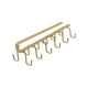 thumbnail image 2 of Ganchos para tazas debajo del estante del gabinete, soporte para tazas de café, colgador para utensilios de cocina oro, 2 of 9