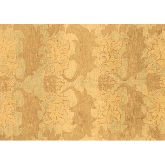 Ahgly Company Indoor Rectangle Abstract Brown Modern Area Rugs, 2' x 5'