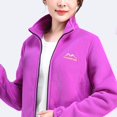thumbnail image 6 of Winter clothing for women Plus Size Coat For Warm Lined Jacket Loose Fit Outerwear Cozy Soft Pullover For Cold Weather Comfortable Casual Wear With Pockets For Moms And Seniors, 6 of 9