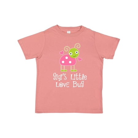 

Inktastic Gigi Valentines Day Grandchild Ladybug Gift Toddler Toddler Girl T-Shirt
