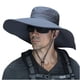 thumbnail image 2 of Sombreros para hombre, temperamento, ventilados, versátiles, de color sólido, con cordón, sombrero de pescador para hombre., 2 of 2