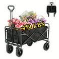 thumbnail image 6 of MEASUN 220/450/680 lbs Capacity Folding Handcart with Stainless Steel Frame, 600D Oxford Cloth, 6 of 11