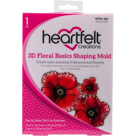 UPC: 0817550020989 | Heartfelt Creations Shaping Mold-3D Floral Basics