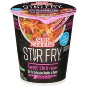 Nissin Cup Noodles Stir Fry Sweet Chili Flavor Asian Noodles in Sauce 2.89 oz. Cup