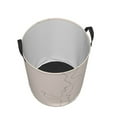thumbnail image 3 of LNWH Laundry Basket, Boho Fine Lines Pattern Foldable Laundry Hamper With Handles Waterproof, Small Size, 3 of 8