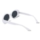 thumbnail image 2 of Gafas de sol FEISEDY White Oval Clout Goggles B2253 UV400, 2 of 8