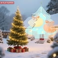 thumbnail image 4 of Stylish Metal Hanging Christmas Tree Wind Spinner - Festive Pastel Ornaments & Modern Design for Garden Decor, 4 of 7