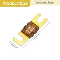 thumbnail image 2 of 5 Pcs 120 A 32 V Mini ANL Fuse Replacement Electrical Protection Electronics Blade Fuse for Automotive Marine Audio Video System, 2 of 5