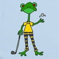 thumbnail image 2 of CafePress - Funny Frog Golfer Body Suit - Baby Light Bodysuit, Size Newborn - 24 Months, 2 of 4