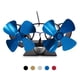 thumbnail image 1 of Moyic Ventilador de chimenea, ventilador de para sala de estar, quemador de leña para salón, ventilador de estufa con cabezales dobles, Electrodomésticos azul Moyic HA007779-04B, 1 of 6