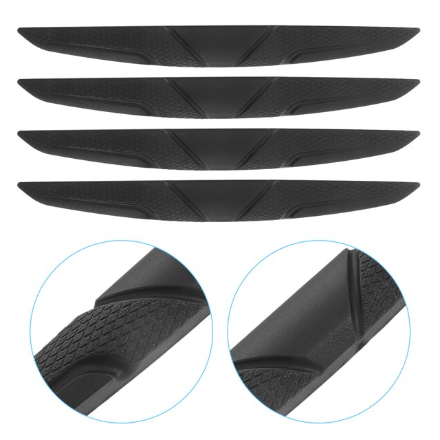 PENIKOKO 4Ud Protector De Puertas Para Auto En Silicona Negro Combinación Y Funcional