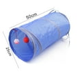 thumbnail image 4 of Visland Cat Tunnel with Play Ball Foldable S Tunnel for Indoor Cat Interactive Cat Chute Cat Tube Toy with Fun Ball and 2 Peek Hole for Kittens Puppies Rabbits and Other Small Pets, 4 of 7