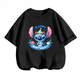 thumbnail image 3 of Camiseta de verano Kawaii Lilo Stitch para niños, ropa para niños y niñas, camisetas con gráficos de dibujos animados para niños, linda camiseta de manga corta de Anime, camiseta para bebé, 3 of 5