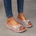 thumbnail image 3 of Soft Footbed Orthopedic Arch-support Sandals Women's Platform Wedge Shoes Breathable36, 3 of 5