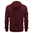 thumbnail image 4 of Men's Pullover Sweatshirt Hoodie Quarter Zip Pullover Sweatshirt Vintage Long Sleeve Casual Fashion Hoodie With Pockets, 4 of 4