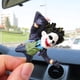thumbnail image 4 of Colgante de espejo retrovisor de coche del Joker: espejo retrovisor giratorio, colgante decorativo del Joker al revés, colgante de espejo retrovisor de coche de muñeca, regalo para un amigo., 4 of 5