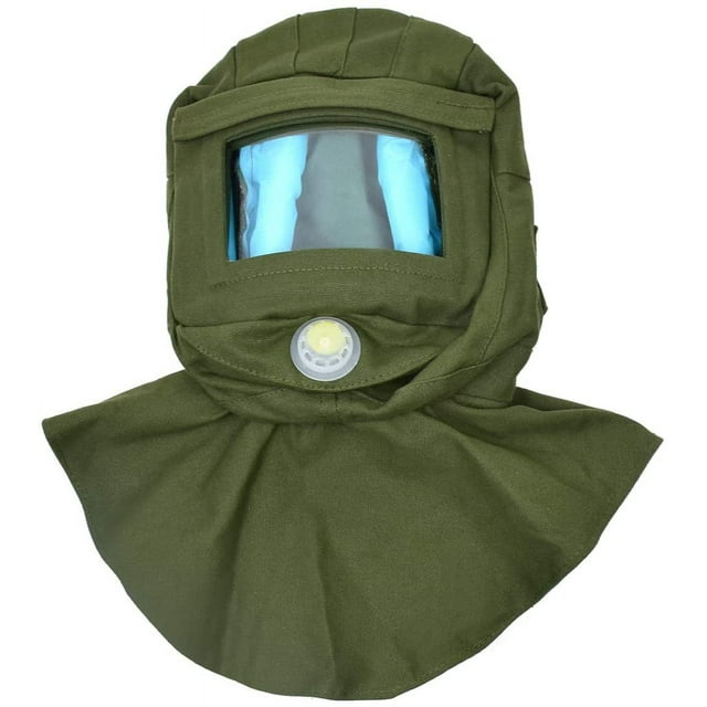 Jinsinto Sandblasting Hood Abrasive Hood, Sandblasting Helmet Anti Wind Sand Blaster, Sandblasting Mask Dust Protection Face Cover