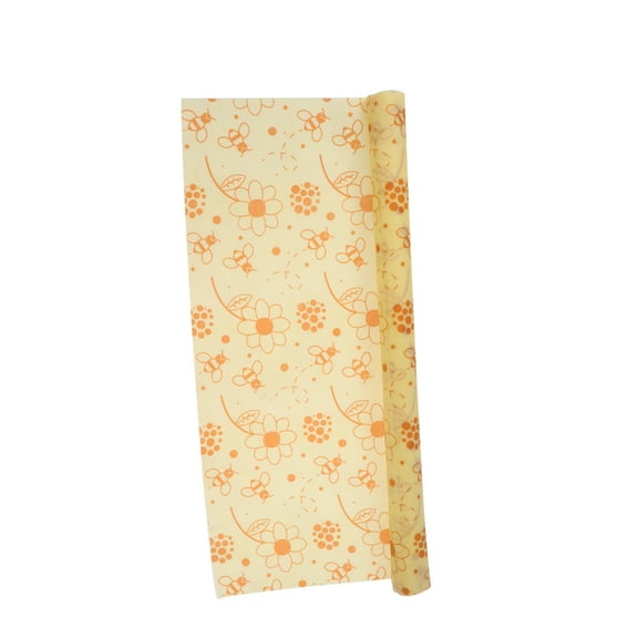 1 Roll Beewax Food Wraps Packing Cloth Food Preservation Cloth Organic Cotton Reusable for Home