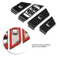 thumbnail image 4 of Window Lift Button Trim, Exquisite Workmanship  ABS Anti-scraping Lightweight Wear-resistant  For Accessories, 4 of 8