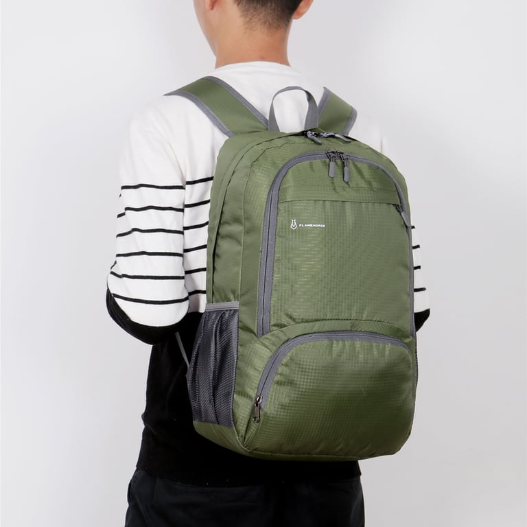 best packable backpacks for travel Small Backpack 18L Lightweight Backpack Travel, Airplane Hiking Daypack(Black) Folds up into a small pocket for easy storage and carrying Flame Horse Lightweight Foldable Backpack,