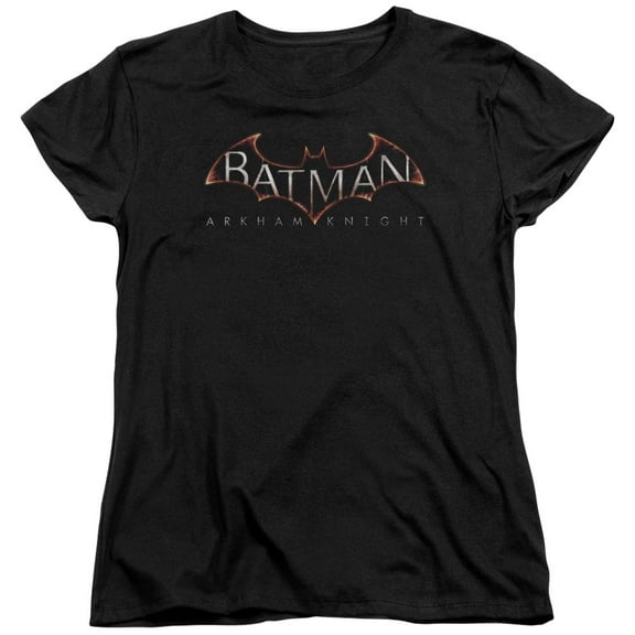 Batman Arkham Knight Logo S/S Women's T-Shirt Black