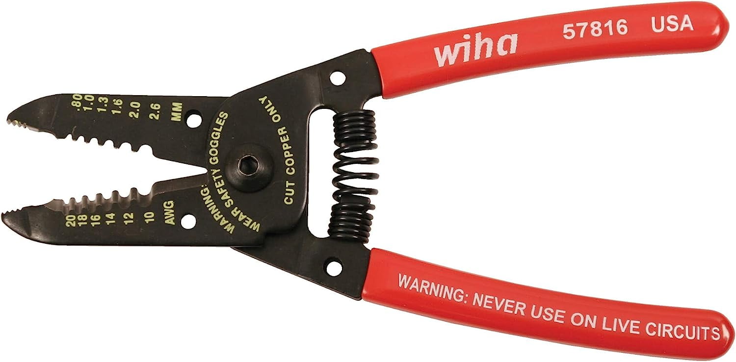 Wiha 57816 Wire Strippers & Cutters - 6.0"