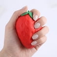 thumbnail image 6 of 3.15 Inch Giant Strawberry Squishies Big Strawberry Squishies Fruit Stress Ball Toys Large Slow Rise Squeeze Huge Rebound Cute Rising Strawberries Model Fidget Toys Party Favor, 6 of 8