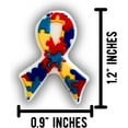 thumbnail image 2 of Lashicorn Autism Ribbon Puzzle Awareness Silicone Focal Bead  12 Pack for Freshie Hangers Beaded Pens 1.2 Wholesale Bulk Keychain Brushes, 2 of 6