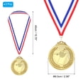 thumbnail image 2 of Medallas de Tenis de Mesa Doradas Uxcell de 2.6", 3 Pcs Medallas de Premio de Tenis de Mesa, 2 of 6