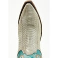 thumbnail image 6 of Dan Post Men's Exotic Snake Western Boot Snip Toe Grey 9 D(M) US, 6 of 7