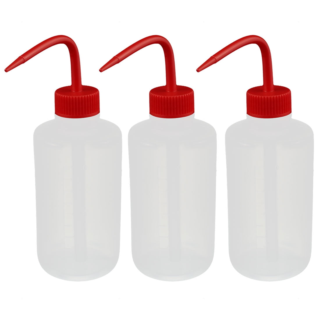 3Pcs 250ml 2mm Dia Plastic Sharp Beak Elbow Squeeze Bottle Succulents