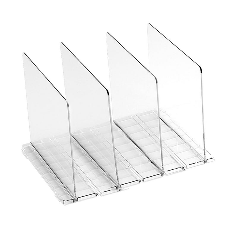 Acrylic Shelf Dividers Clear Shelf Divider for Closets Organization Rack  Divider Bedroom Clothes Purses Separators Wood Shelves - AliExpress