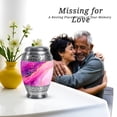 thumbnail image 7 of Pink Mini Cremation Urn For Human Ashes Adult Male Dad - Purple Small Urns For Human Ashes Women Keepsake 3 Inch - Miniature Urns For Man And Female, 7 of 7